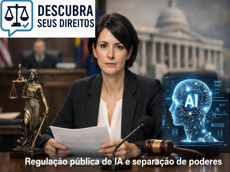 Regulação pública de IA e separação de poderes