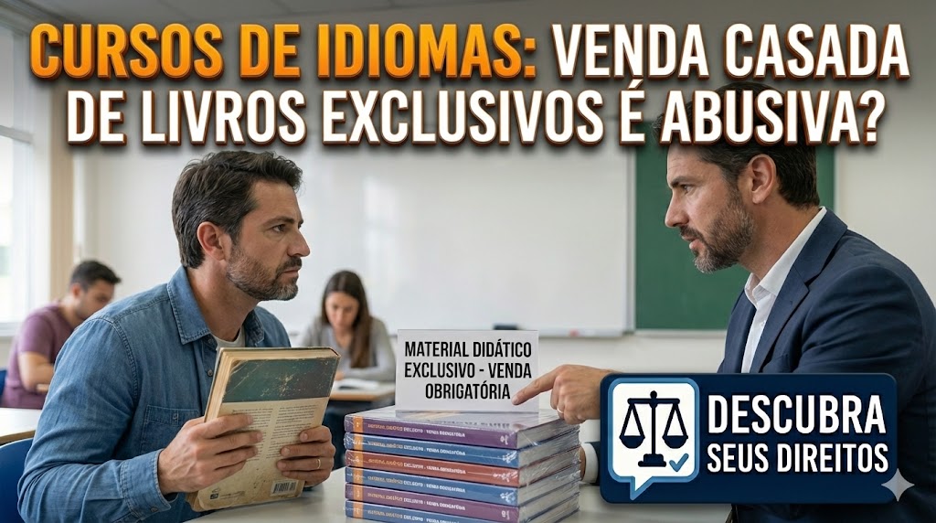 Cursos de Idiomas e a Venda Casada de Livros Exclusivos: a abusividade de proibir o uso de apostilas originais usadas