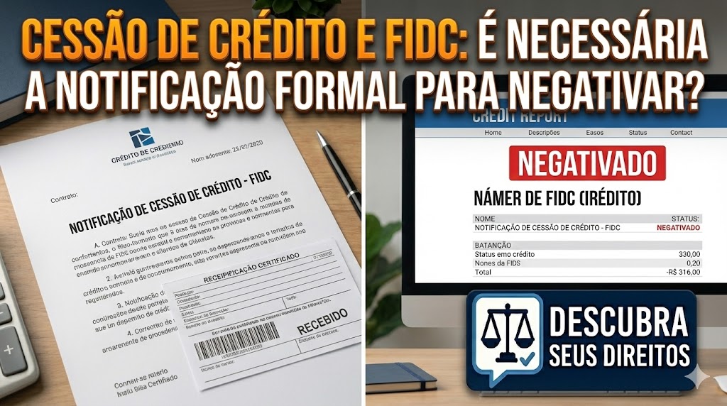 Cessão de Crédito e Fundos (FIDC): o devedor precisa ser formalmente notificado para ser negativado?