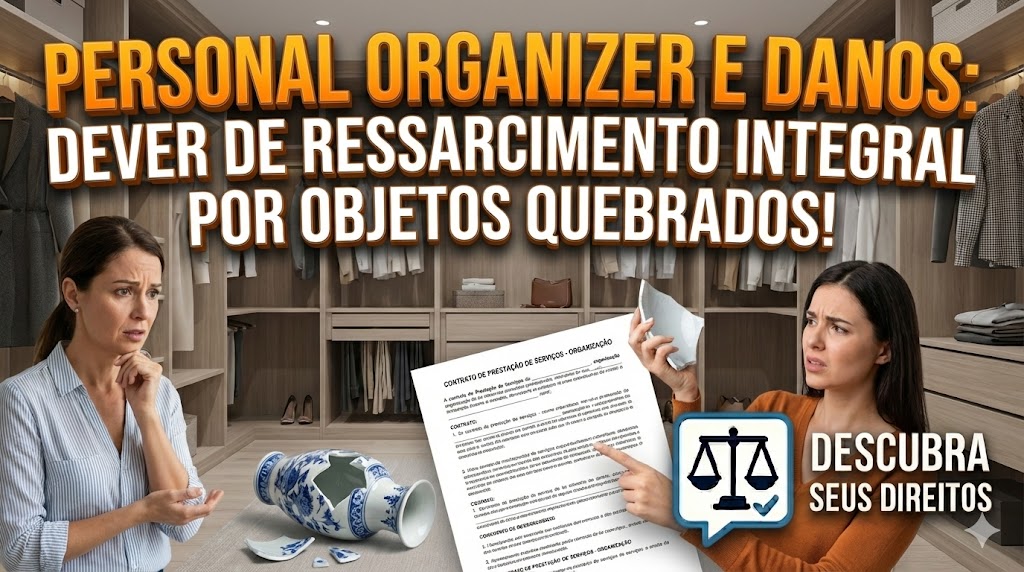 Contratação de “Personal Organizer”: o dever de ressarcimento por objetos quebrados durante a reorganização