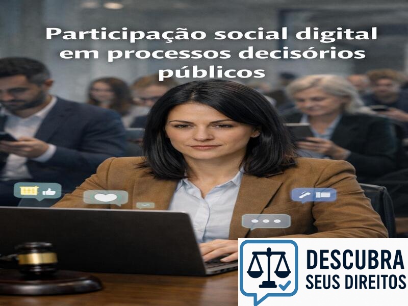 Participação social digital em processos decisórios públicos