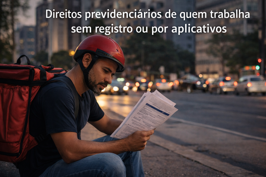 Direitos previdenciários de quem trabalha sem registro ou por aplicativos