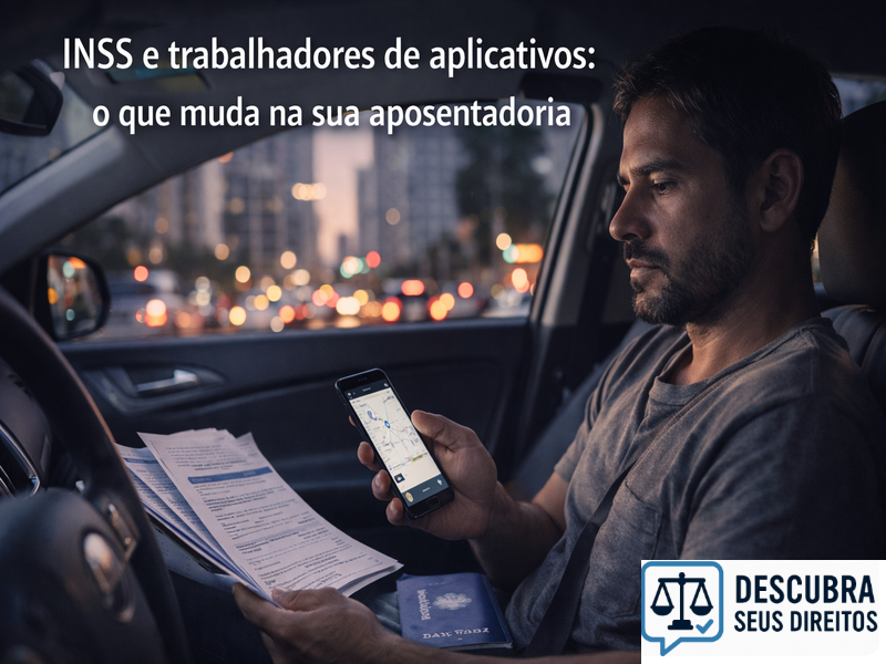 INSS e trabalhadores de aplicativos: o que muda na sua aposentadoria