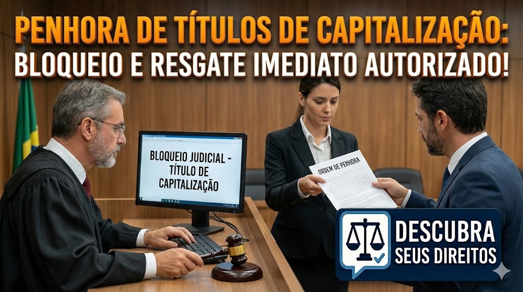 Penhora de Títulos de Capitalização: por que os juízes autorizam o bloqueio e o resgate imediato, ao contrário do que ocorre com a conta poupança