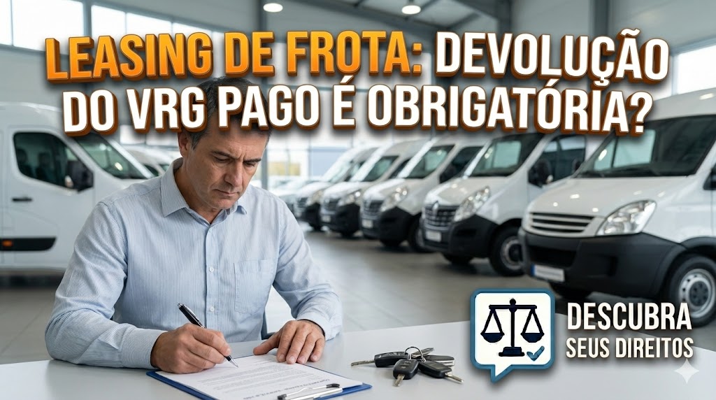 Contrato de Arrendamento Mercantil (Leasing) de Frota: é obrigatória a devolução do VRG pago antecipadamente em caso de reintegração de posse?