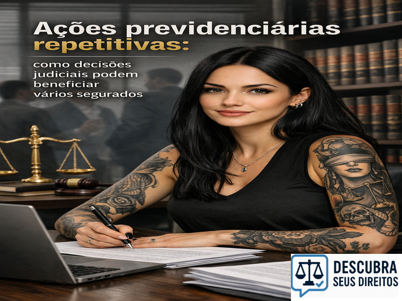Ações previdenciárias repetitivas: como decisões judiciais podem beneficiar vários segurados