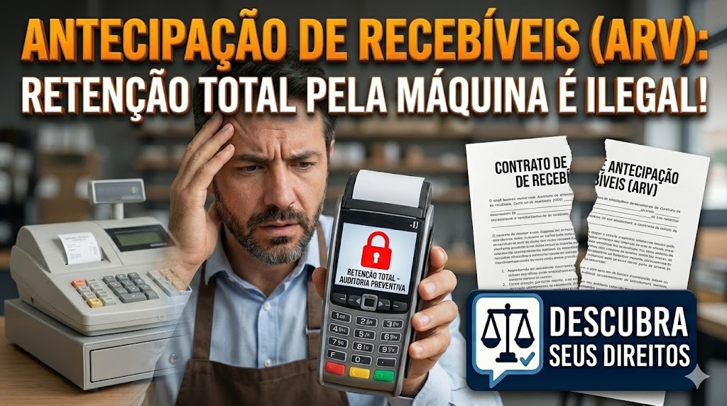 Contratos de Antecipação de Recebíveis de Cartão (ARV): é ilegal a retenção total e unilateral pela adquirente sob “auditoria preventiva de risco”?