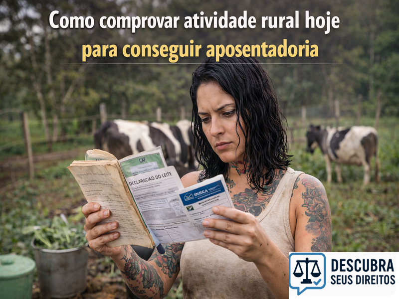 Como comprovar atividade rural hoje para conseguir aposentadoria