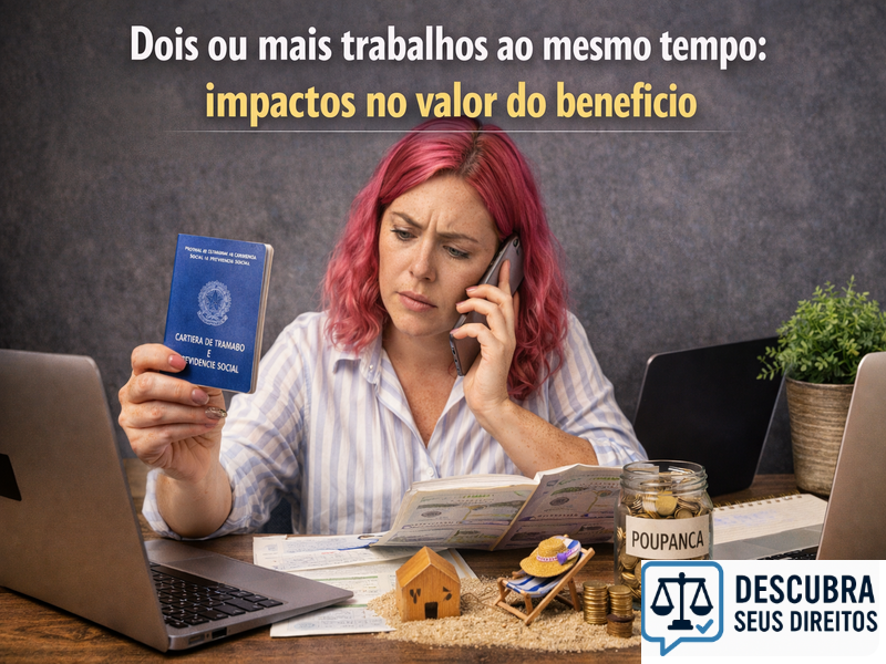 Dois ou mais trabalhos ao mesmo tempo: impactos no valor do benefício