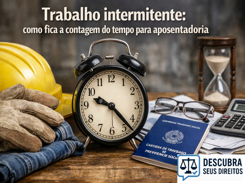 Trabalho intermitente: como fica a contagem do tempo para aposentadoria