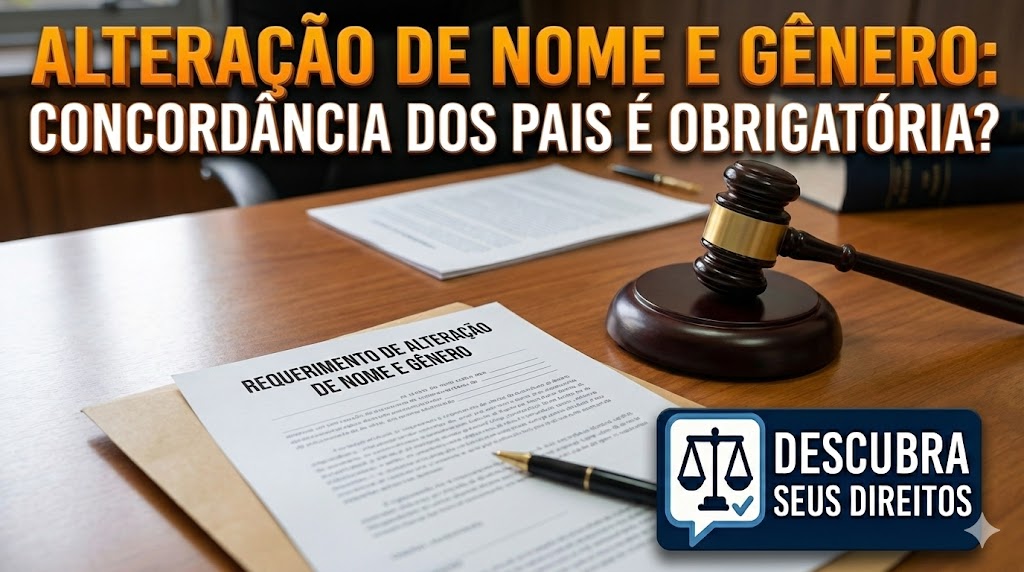 Alteração de Nome e Gênero de Adolescentes (Transição Social): é obrigatória a concordância de ambos os pais?