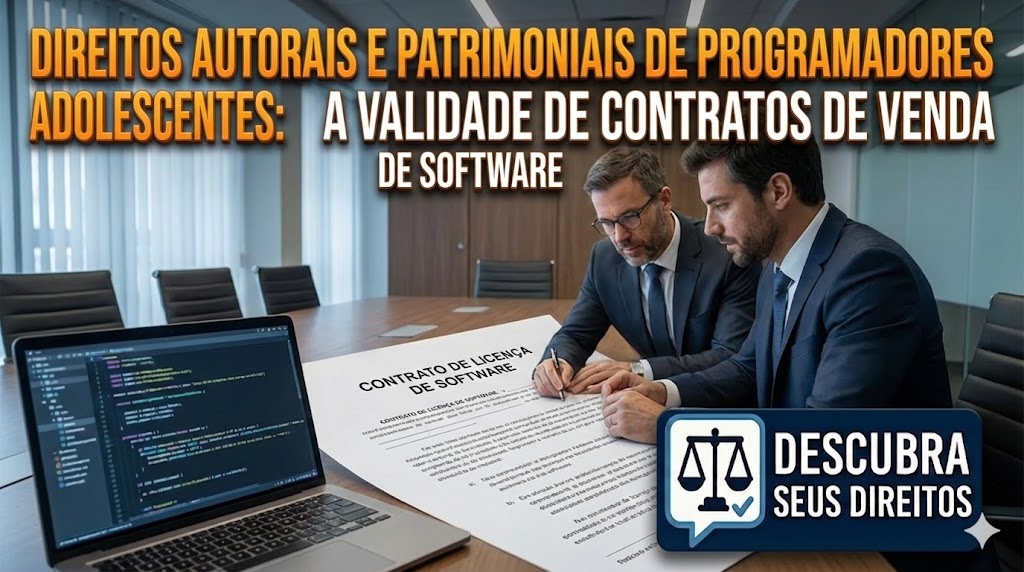 Direitos Autorais e Patrimoniais de Programadores Adolescentes: contratos de venda de software assinados por menor são válidos?