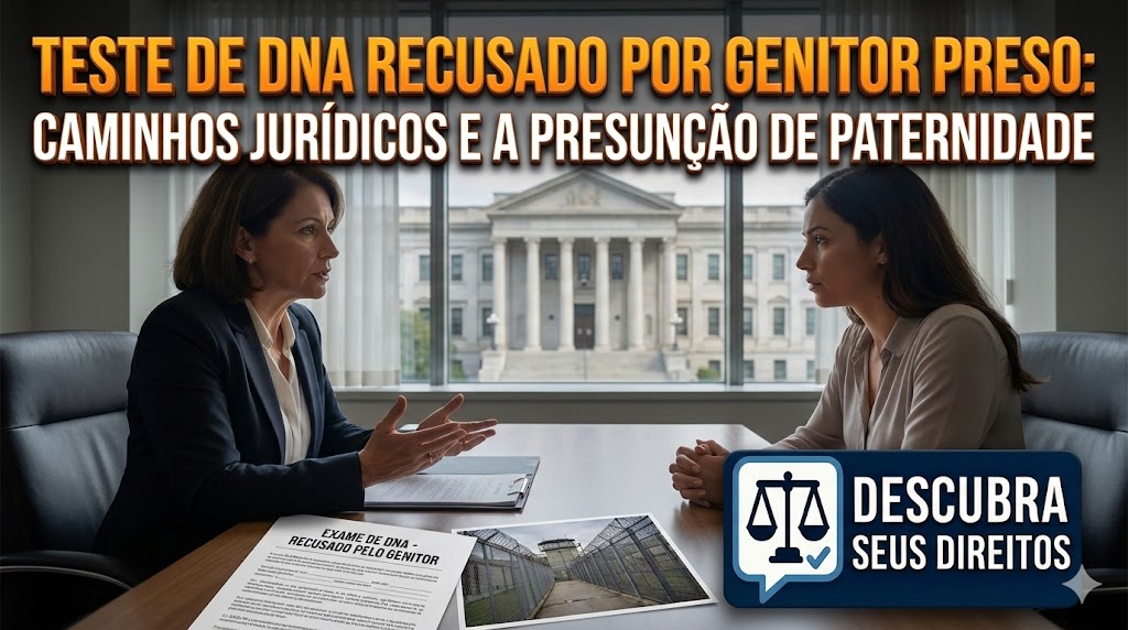 Teste de Paternidade (DNA) Recusado por Genitor Preso: quais os caminhos processuais e há presunção de paternidade?