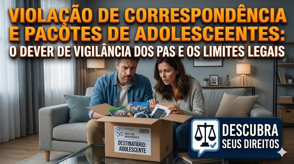 Violação de Correspondência e Pacotes de Adolescentes: os pais podem abrir encomendas compradas online pelos filhos?