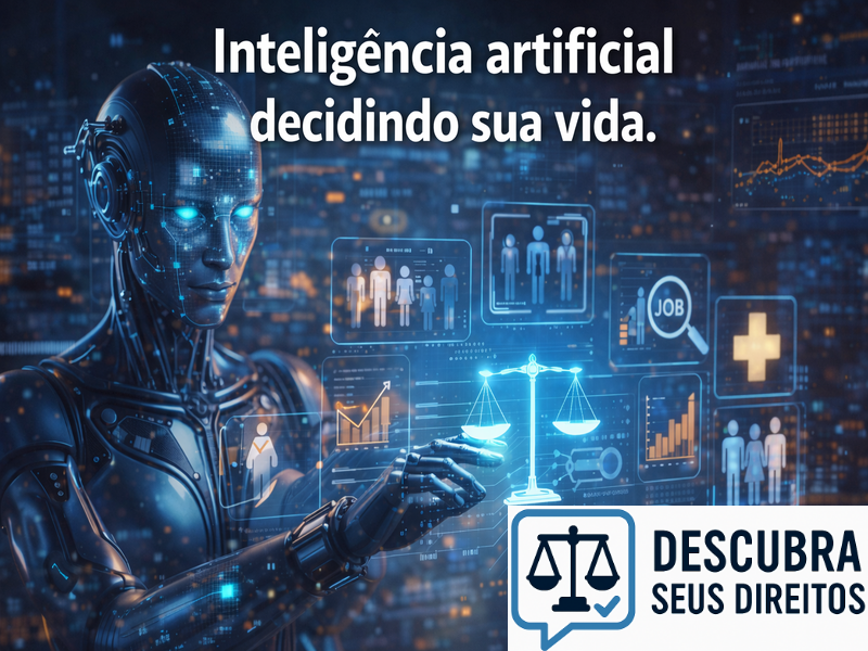 Inteligência artificial decidindo sua vida
