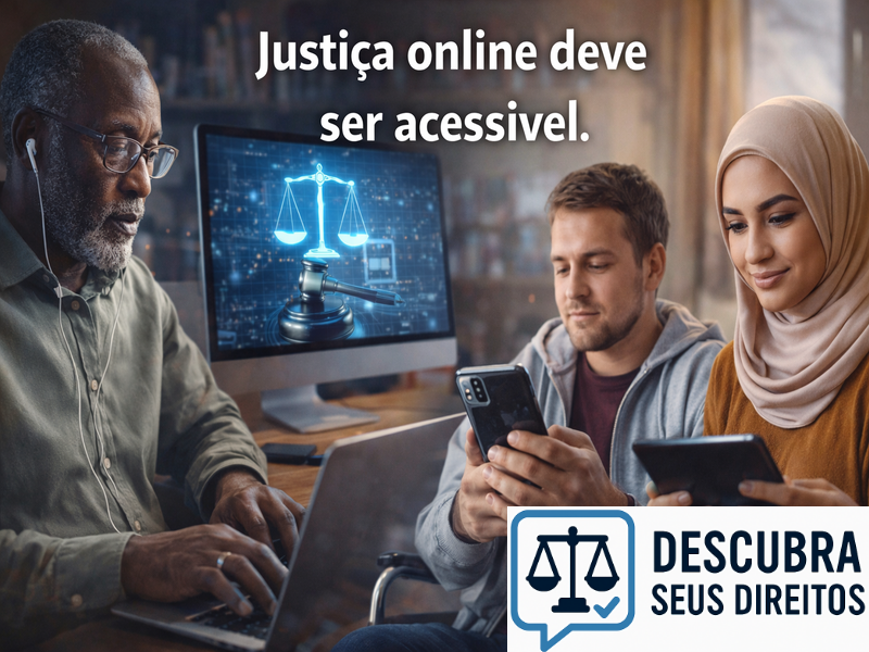 Justiça online deve ser acessível