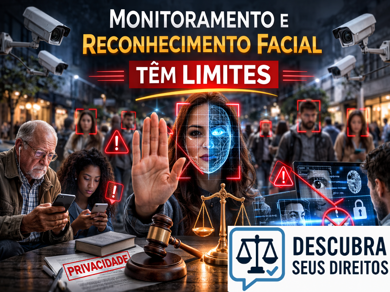 Monitoramento e reconhecimento facial têm limites