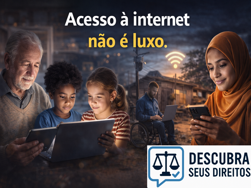 Acesso à internet não é luxo