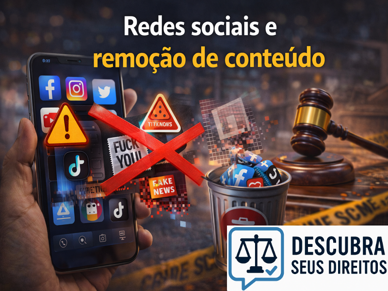 Redes sociais e remoção de conteúdo