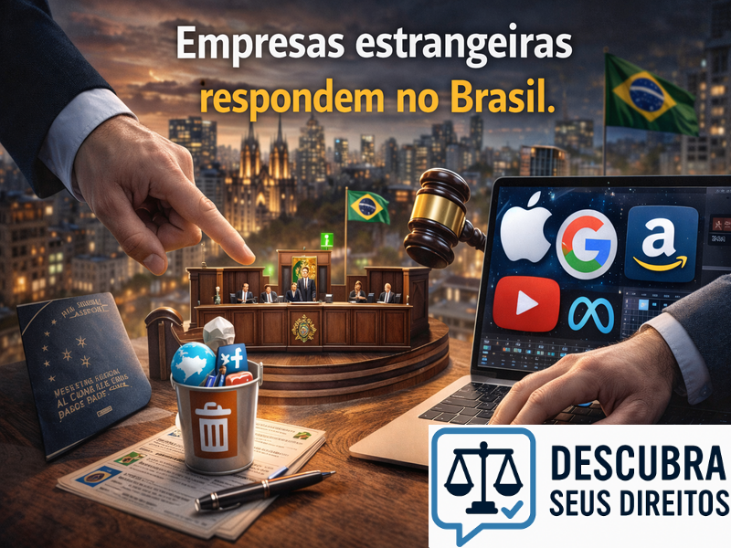 Empresas estrangeiras respondem no Brasil