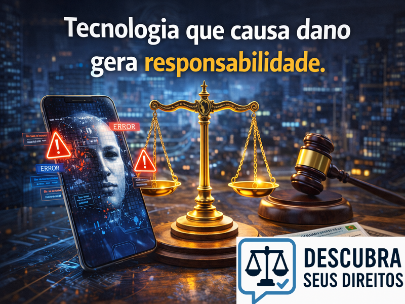 Tecnologia que causa dano gera responsabilidade