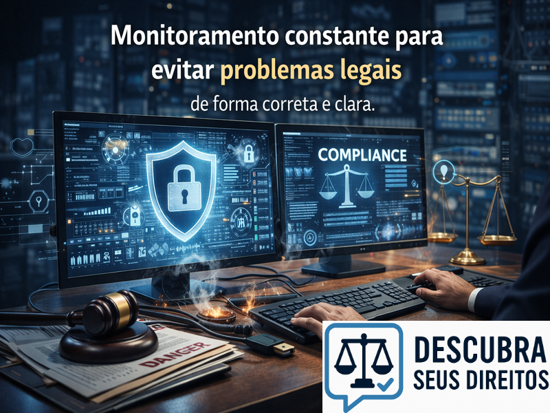 Monitoramento constante para evitar problemas legais