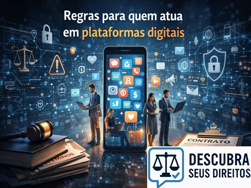 Regras para quem atua em plataformas digitais