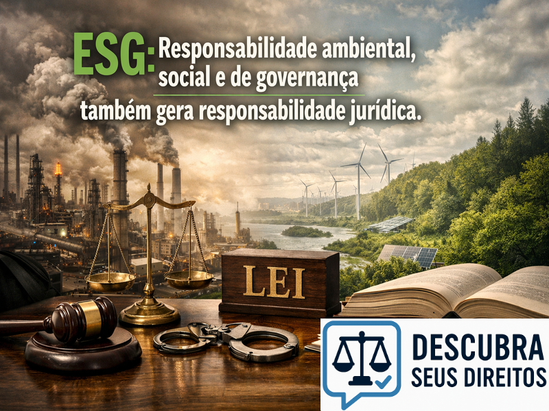 ESG: responsabilidade ambiental, social e de governança também gera responsabilidade jurídica