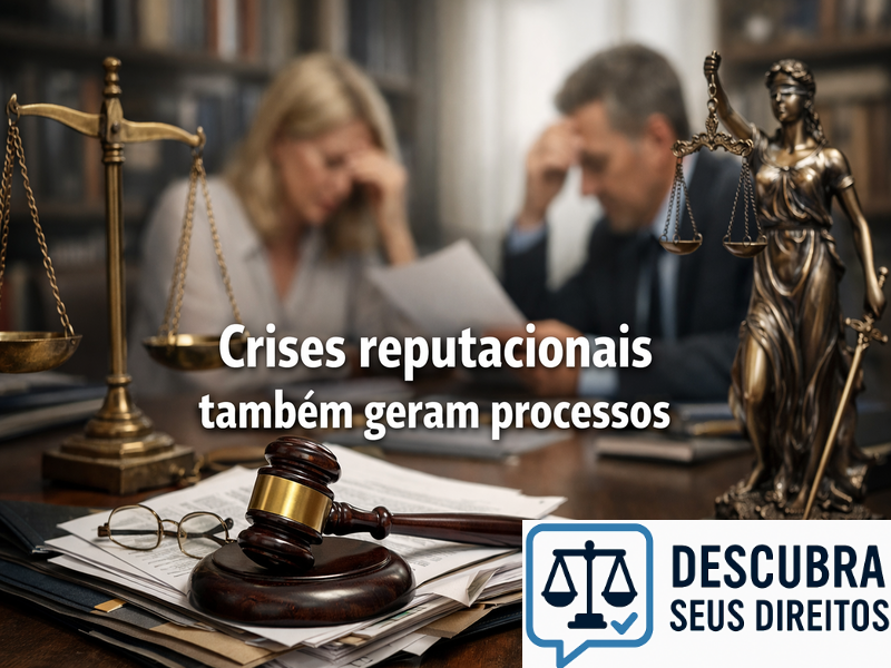 Crises reputacionais também geram processos