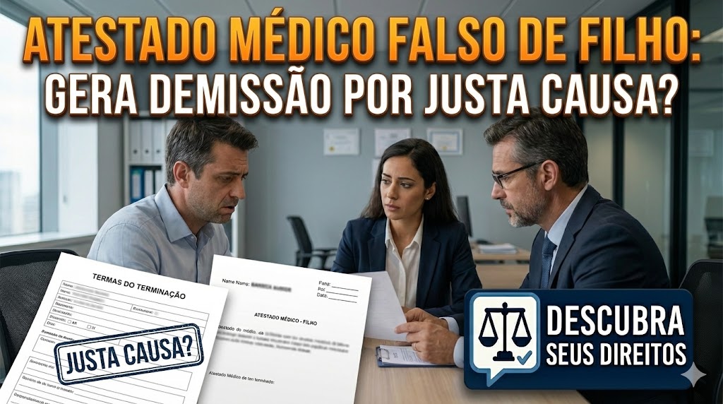 Atestado Médico Falso de Familiar: a justa causa é válida quando o empregado inventa doença do filho para faltar?