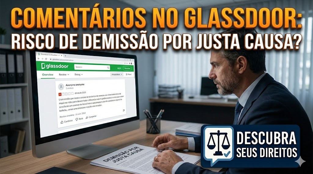 Demissão por Comentários no Glassdoor: os limites do direito de crítica e a justa causa por difamação anônima