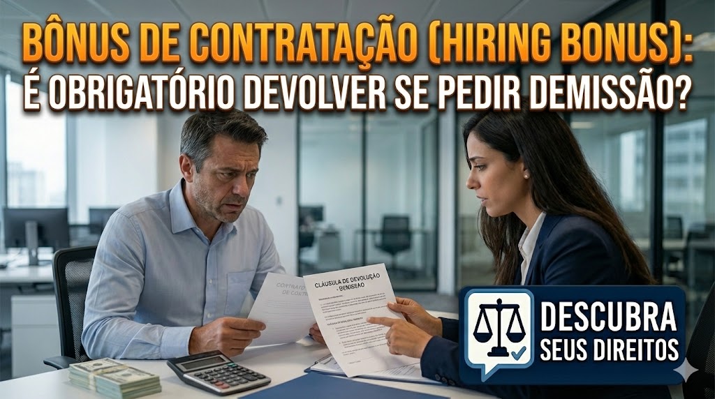 Bônus de Contratação (Hiring Bonus): o trabalhador deve devolver o prêmio se pedir demissão antes de um ano?