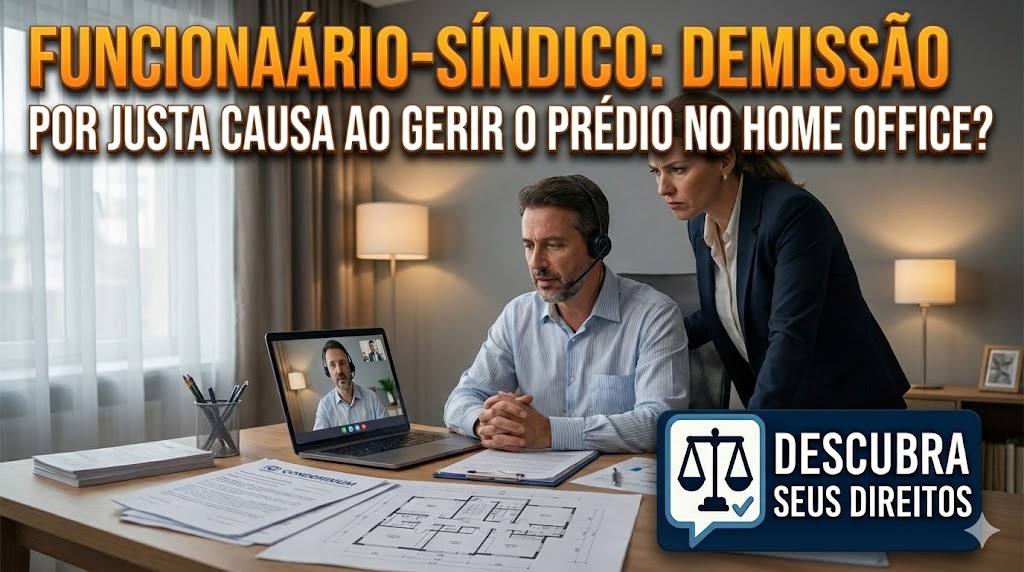 Demissão do Funcionário-Síndico: administrar o próprio prédio durante o expediente remoto pode gerar justa causa?