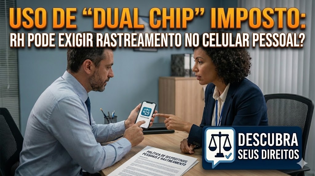 Uso de “Dual Chip” Imposto pelo Empregador: o RH pode exigir aplicativo de rastreio no celular pessoal do funcionário?