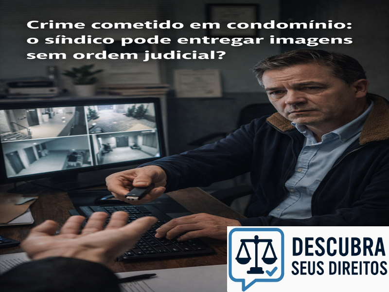 Crime cometido em condomínio: o síndico pode entregar imagens sem ordem judicial?