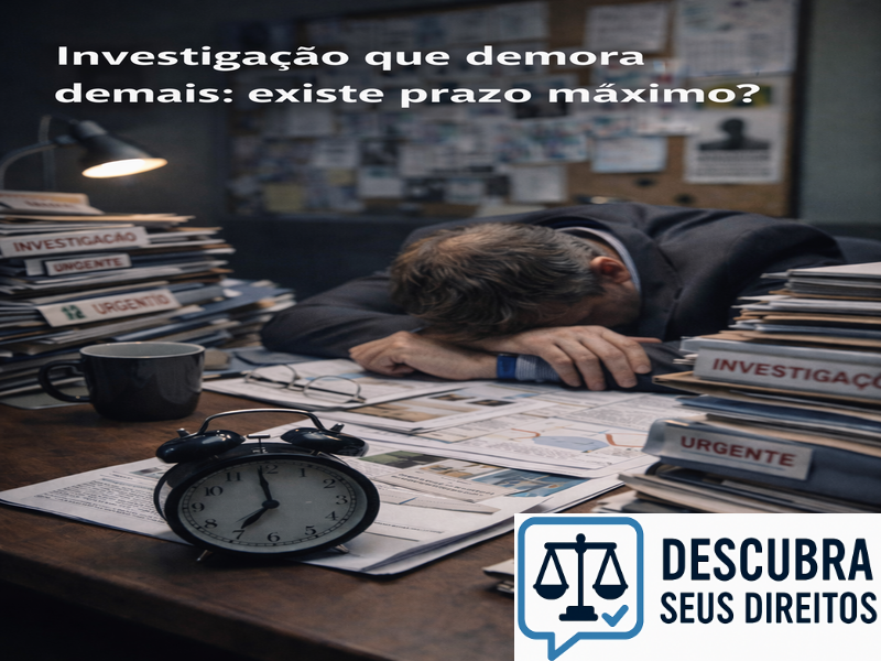 Investigação que demora demais: existe prazo máximo?