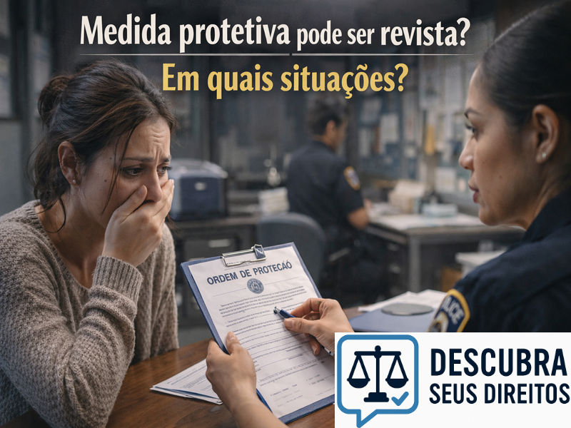 Medida protetiva pode ser revista? Em quais situações?