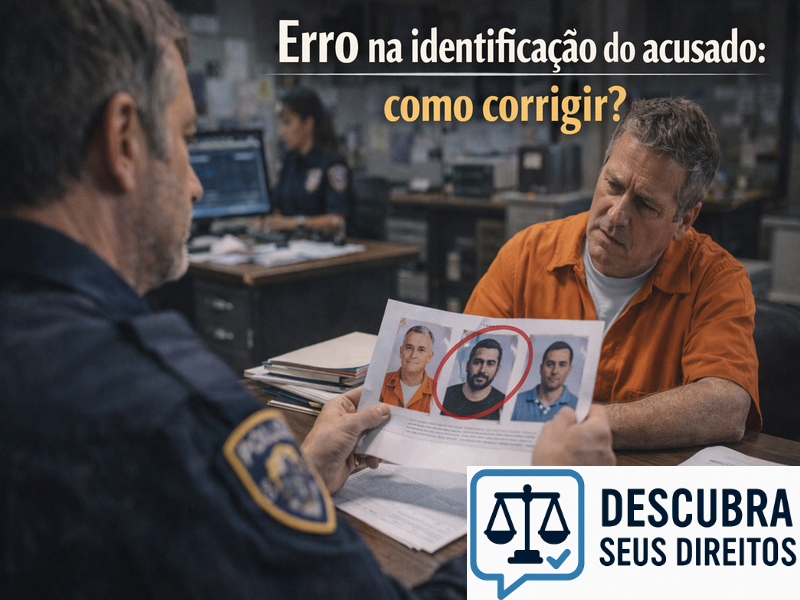 Erro na identificação do acusado: como corrigir?