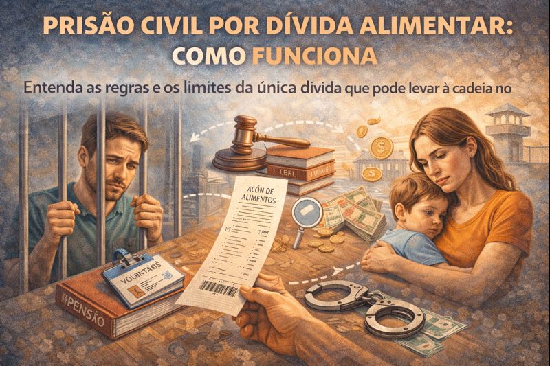 Prisão civil por dívida alimentar: como funciona