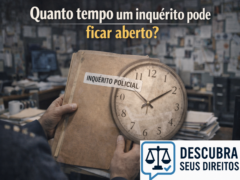 Quanto tempo um inquérito pode ficar aberto?