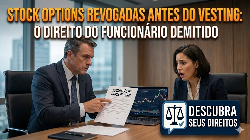 Revogação de “Stock Options” às Vésperas do Vesting: o direito do funcionário demitido sem justa causa pouco antes de exercer a compra das ações