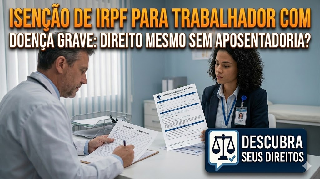 Isenção de IRPF para Portadores de Doença Grave no Ativo: quem continua a trabalhar tem direito ao benefício?