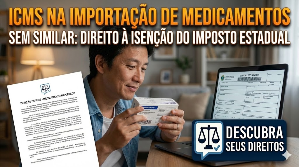 ICMS na Importação de Medicamentos sem Similar: a pessoa física tem direito à isenção para tratamento próprio?