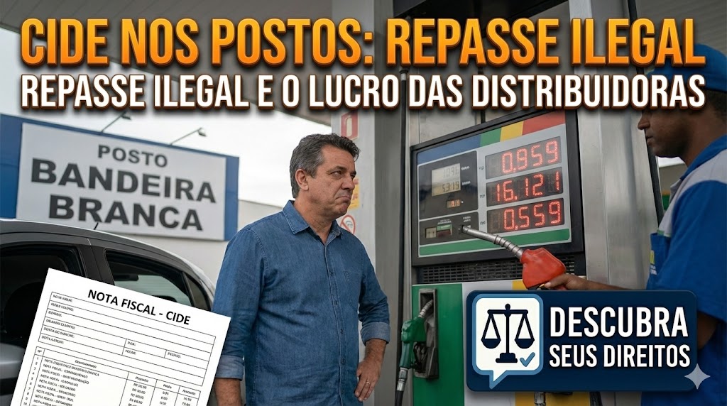 CIDE-Combustíveis nos Postos Independentes (Bandeira Branca): o repasse indevido nas bombas e a fiscalização sobre o lucro das distribuidoras
