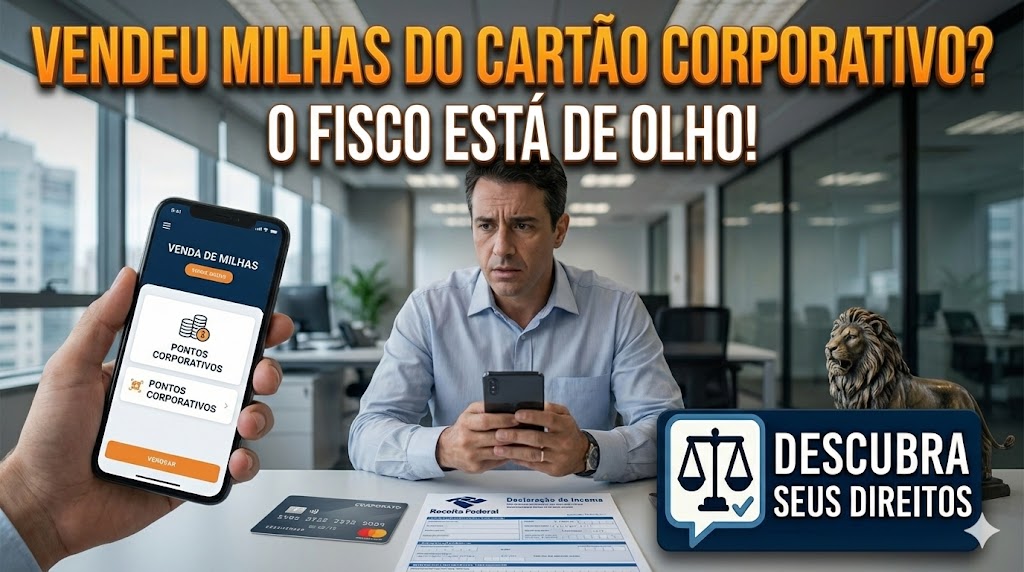 Venda de Milhas de Cartões Corporativos: a tributação invisível sobre o funcionário que vende pontos acumulados em viagens pagas pela empresa