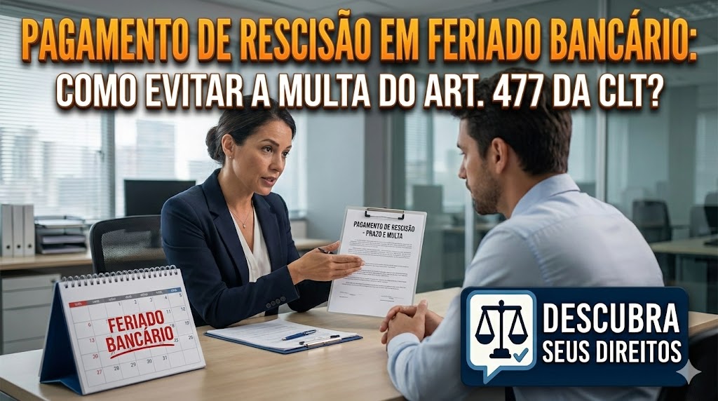Pagamento de Rescisão em Feriados Bancários: como evitar a multa do art. 477 da CLT quando o prazo cai em dia não útil