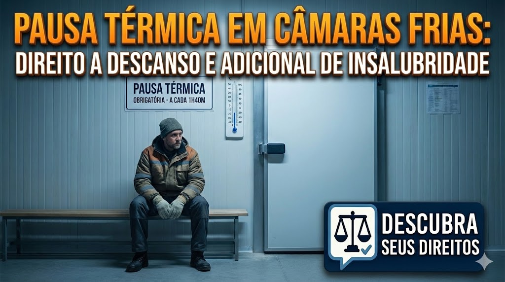 A “Pausa Térmica” em Câmaras Frias: o descanso a cada 1h40m que pode gerar horas extras e adicional de insalubridade