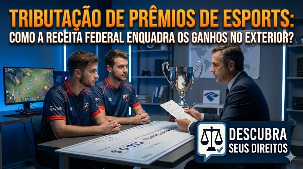 Tributação de Prêmios em Torneios de eSports: como a Receita Federal enquadra valores recebidos no exterior