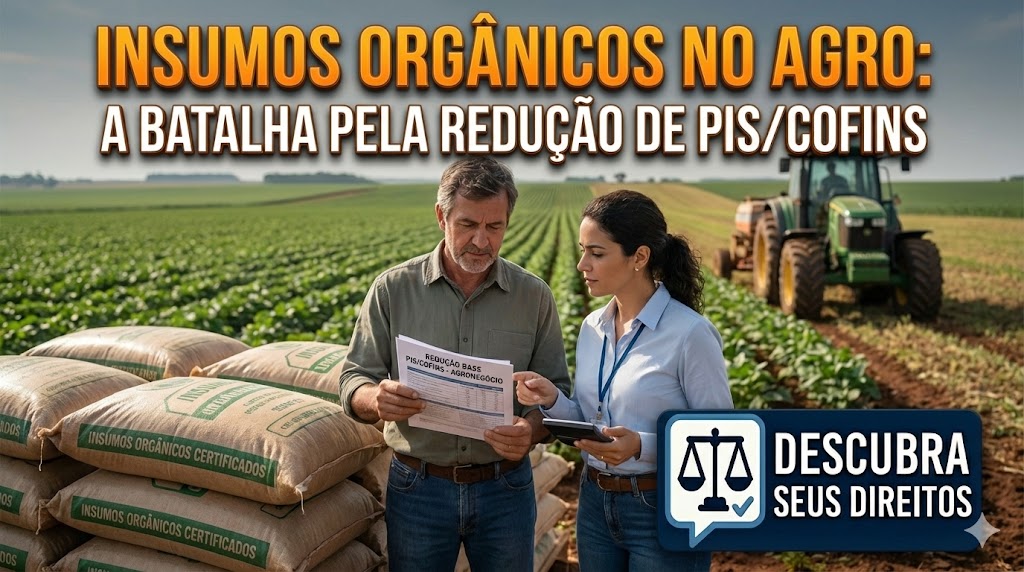 Redução da Base de Cálculo do PIS/COFINS: insumos agrícolas orgânicos podem entrar no benefício fiscal?