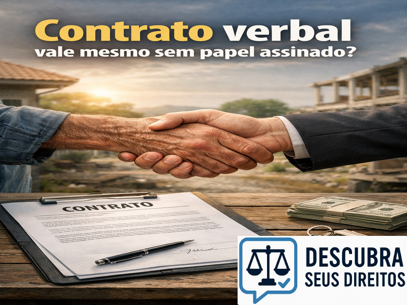 Contrato verbal vale mesmo sem papel assinado?